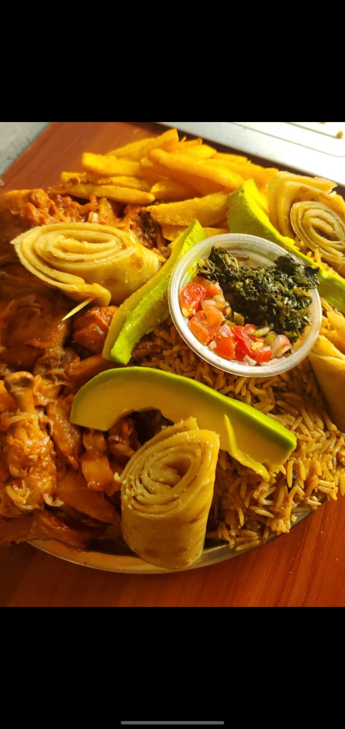 Lusaniya for half chicken