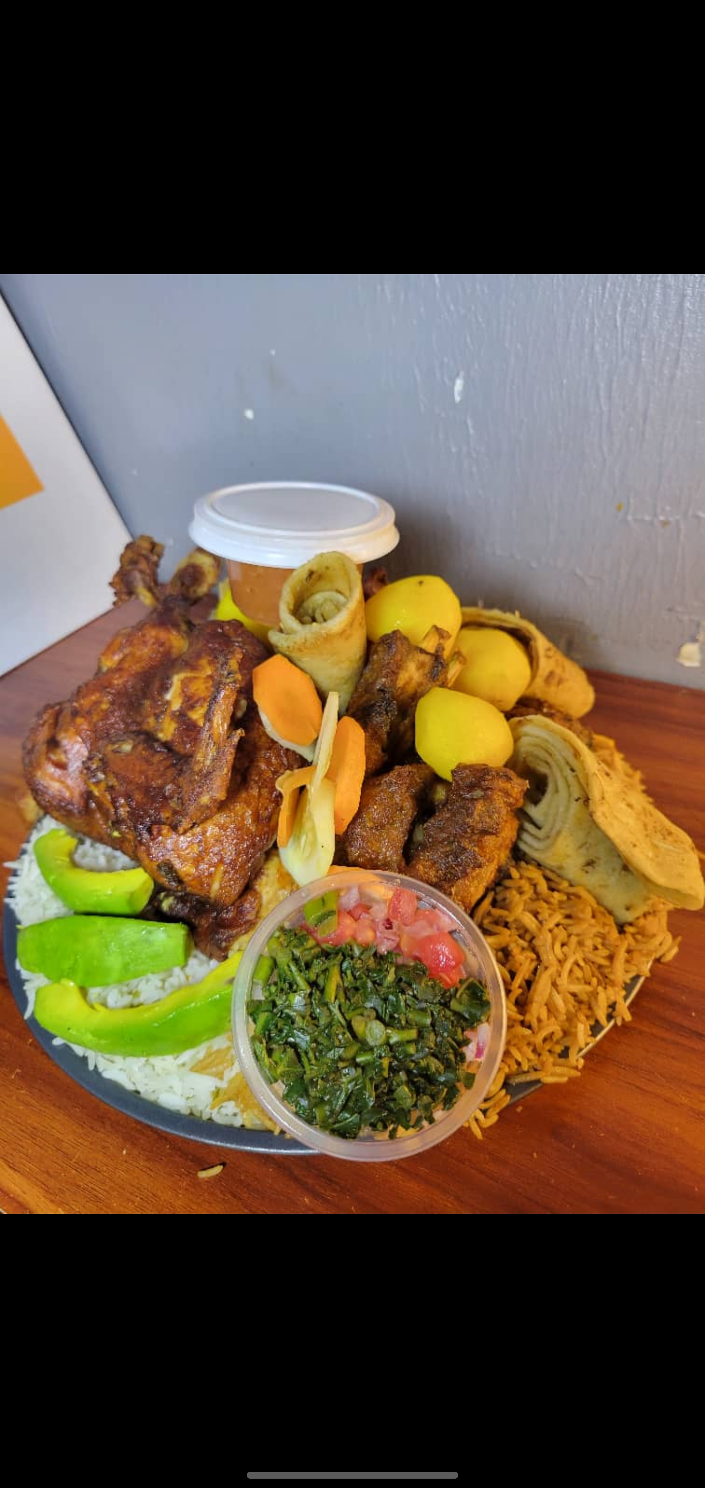 Lusaniya for whole chicken without cutting it in to pieces